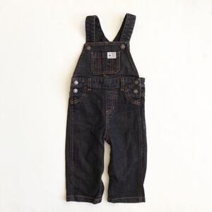 Carter’s black denim overalls EUC 18 months